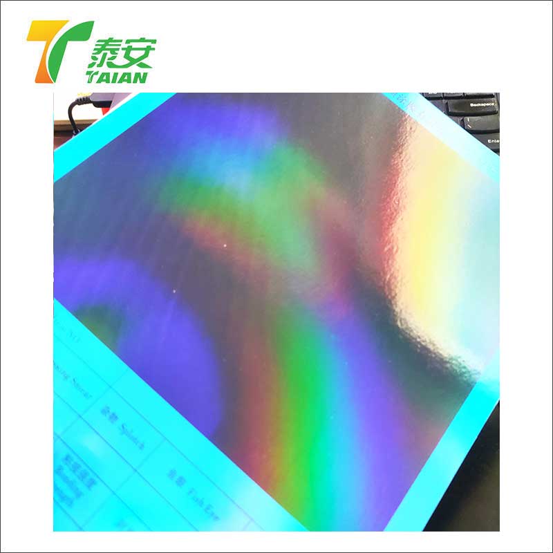 Transparent Holographic Lamination Film Heat Holographic Film para sa Pagpi-print